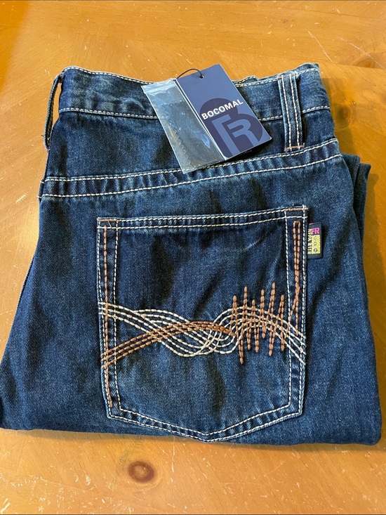 Bocomal Other - BOCOMAL Dark Blue Relaxed Men’s Jeans
